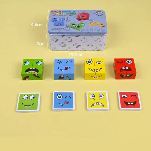 JUEGO DE MESA CAMBIA CARAS MONTESSORI