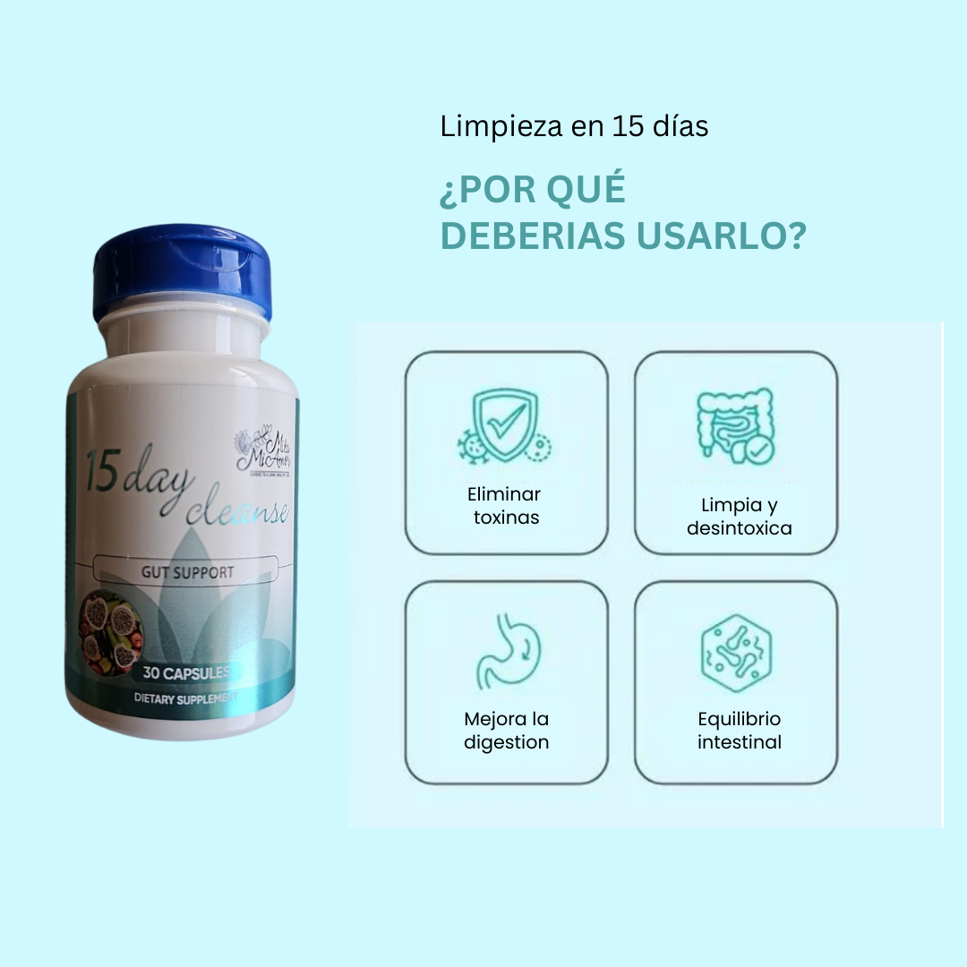 15 days CLEANSE -limpiador intestinal