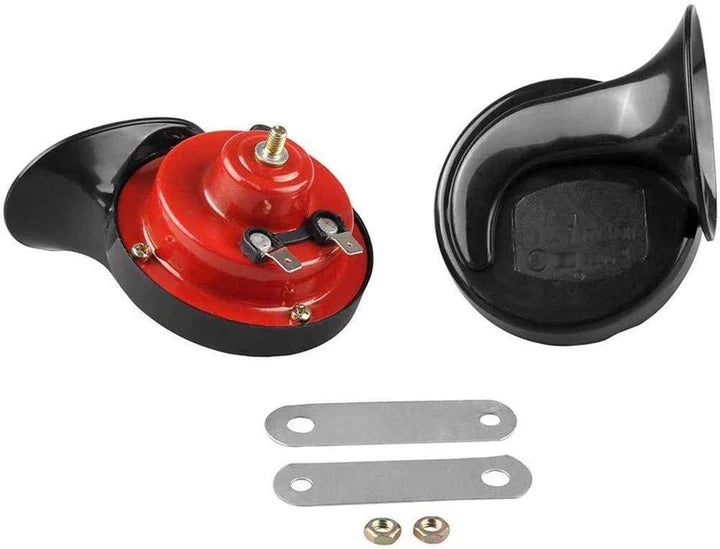 2 BOCINAS CARACOL 12V AUTO-MOTO-CAMIÓN SONIDO DE ALTA POTENCIA