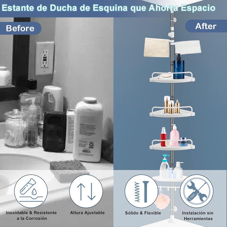 ORGANIZADOR ESQUINERO PARA BAÑO