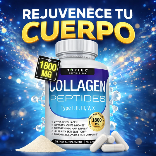 COLÁGENO HIDROLIZADO EN PÉPTIDOS TOPLUX 1800 MG