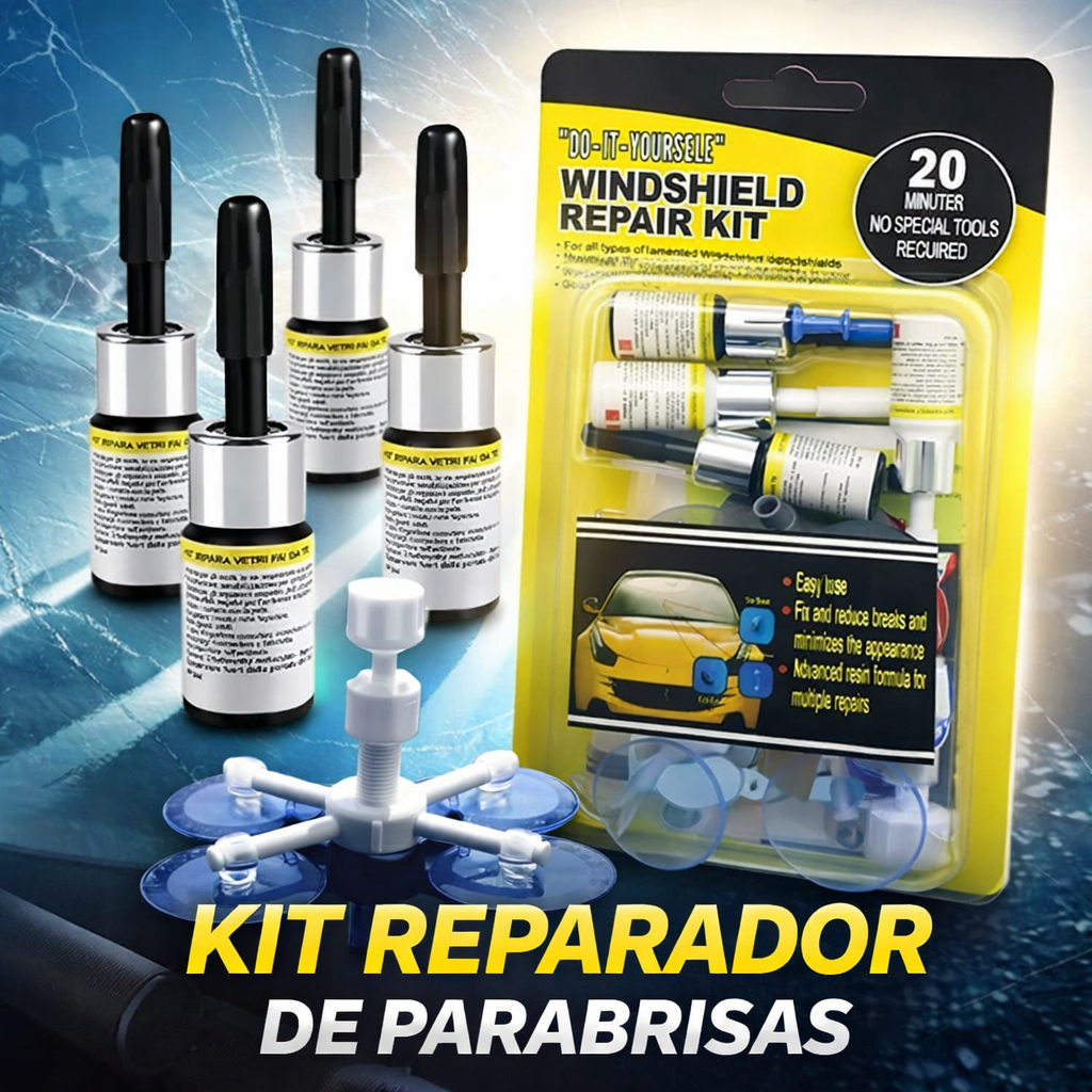KIT REPARADOR DE PARABRISAS ANTI-GRIETAS