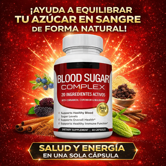 SUPLEMENTO NATURAL BLOOD SUGAR COMPLEX