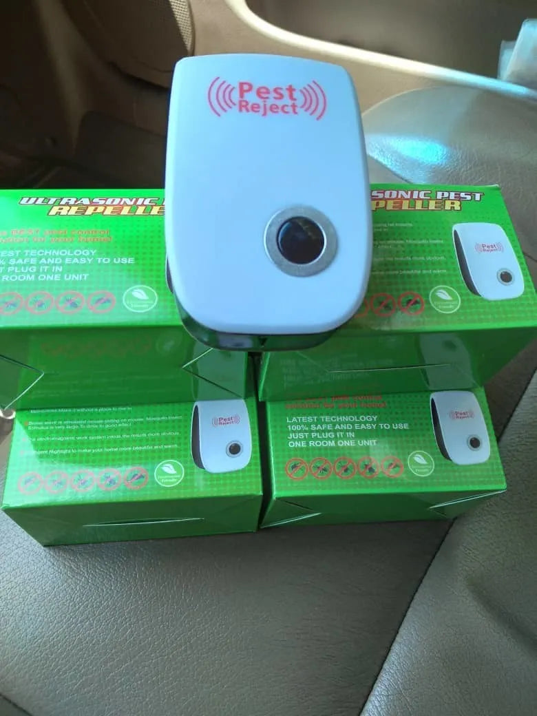 2 REPELENTES ULTRASÓNICO EXTERMINADOR DE PLAGAS ELÉCTRICO