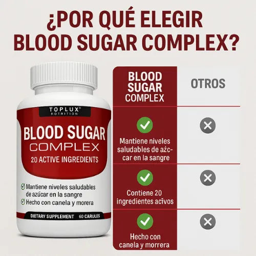 SUPLEMENTO NATURAL BLOOD SUGAR COMPLEX
