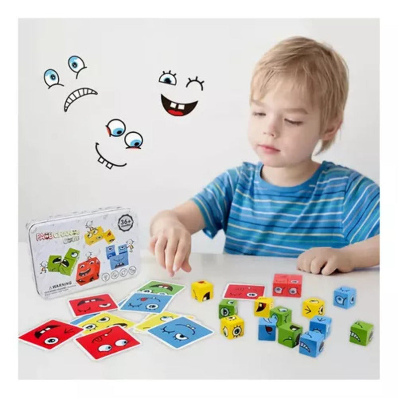 JUEGO DE MESA CAMBIA CARAS MONTESSORI