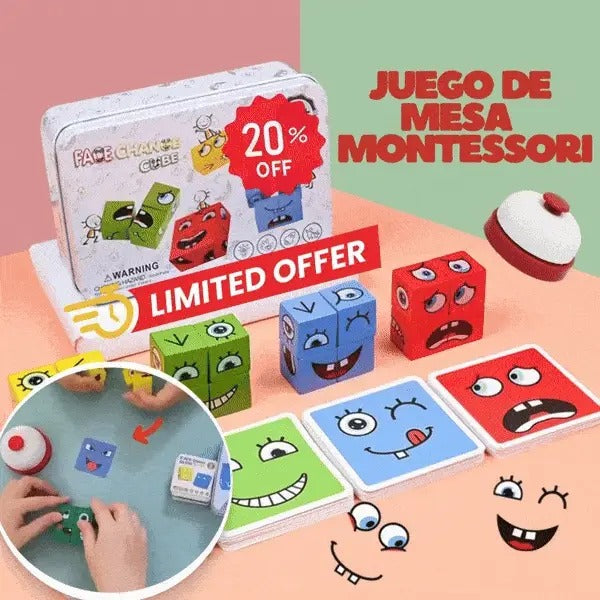 JUEGO DE MESA CAMBIA CARAS MONTESSORI