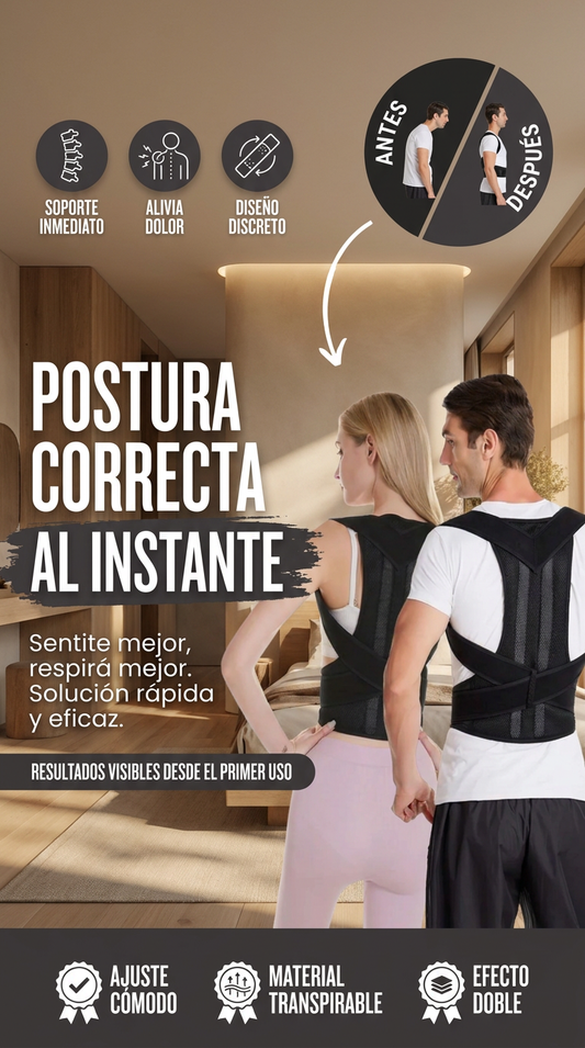 El mejor corrector de postura.