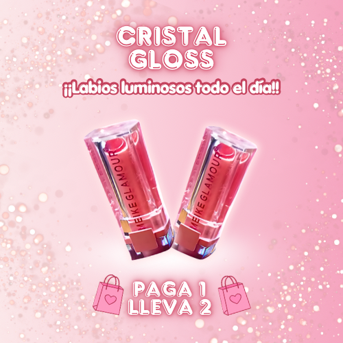 EL SECRETO DE LABIOS HIDRATADOS CRISTAL GLOSS PRINCESS KIT X2 LABIALES