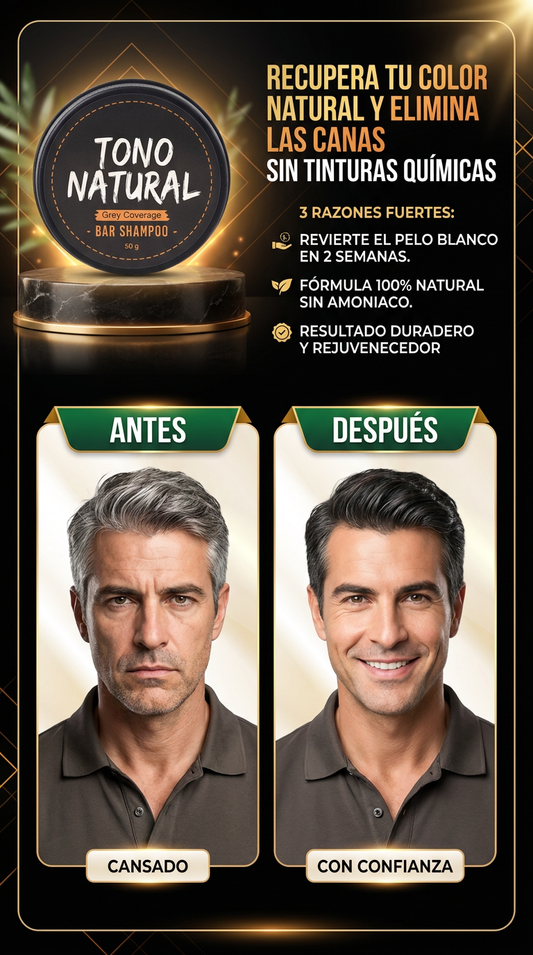 JABÓN PARA CANAS | Resultados en 2 semanas